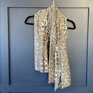 Cheetah print scarf